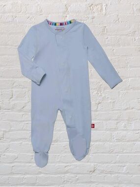 MAGNETIC ME blue jean modal magnetic parent favorite footie
0-3M (8-12 LB)